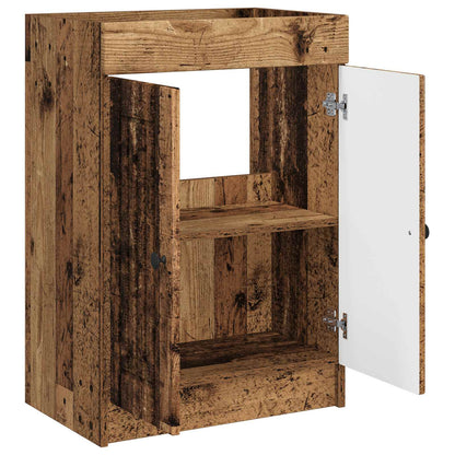 vidaXL Bathroom under Sink Cabinet Old Wood 78.5 x 37.5 x 81 cm