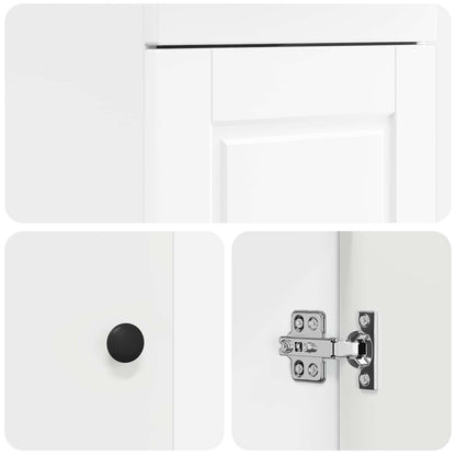 vidaXL Bathroom Vanity with Sink White 42 x 40 x 84.5 cm