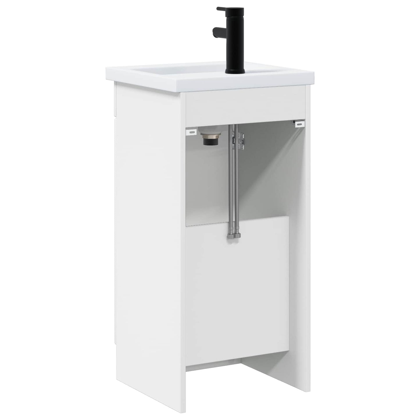 vidaXL Bathroom Vanity with Sink White 42 x 40 x 84.5 cm