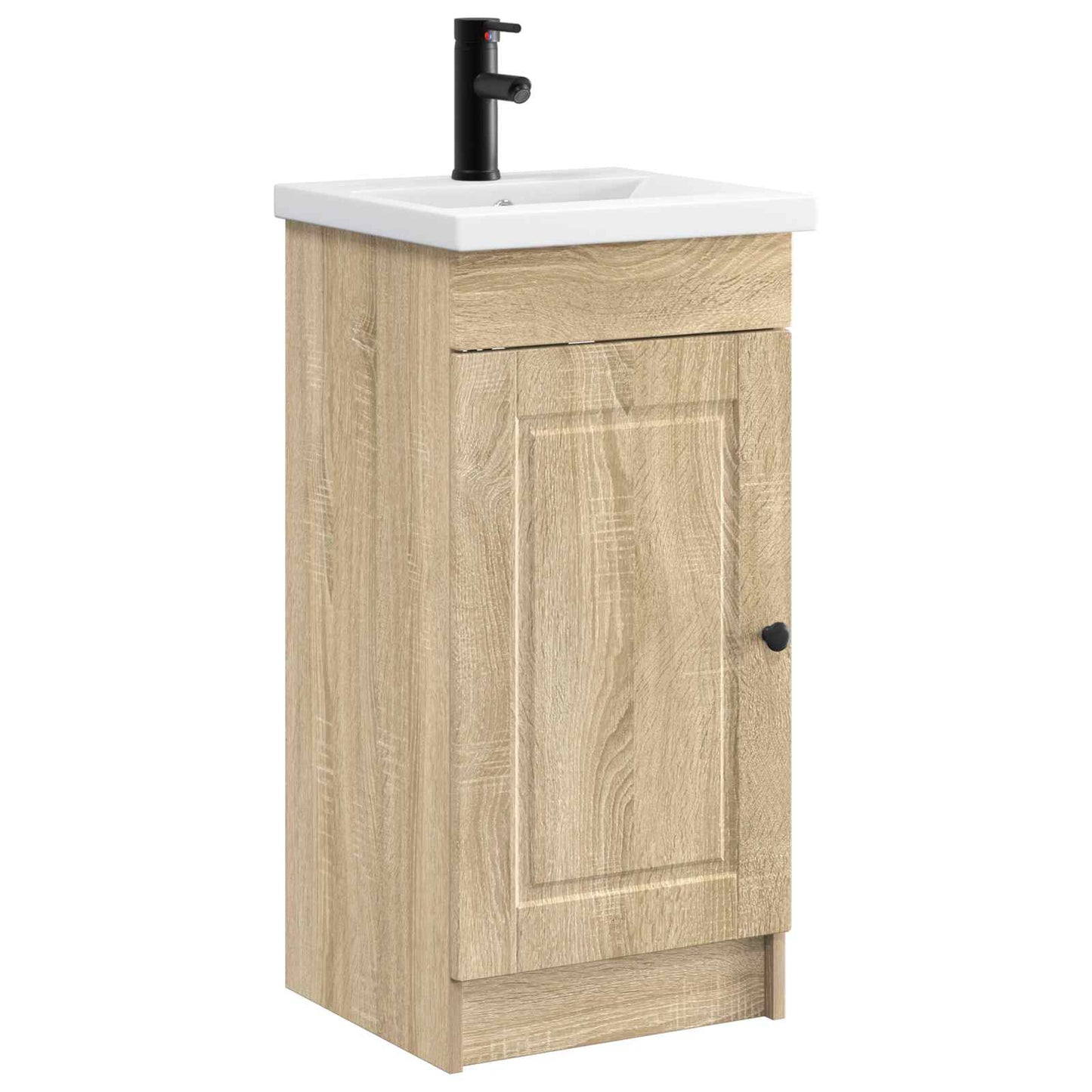vidaXL Bathroom Vanity with Sink Sonoma Oak 42 x 40 x 84.5 cm