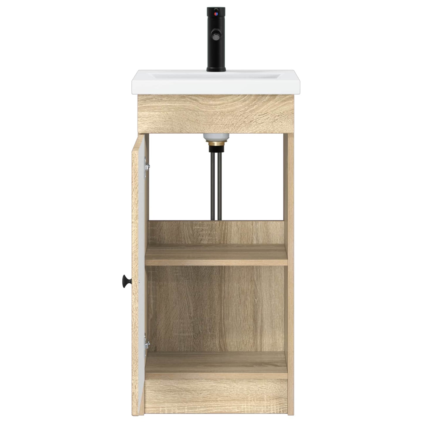 vidaXL Bathroom Vanity with Sink Sonoma Oak 42 x 40 x 84.5 cm
