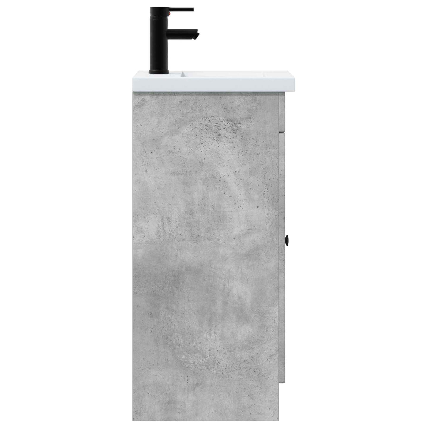 vidaXL Bathroom Vanity with Sink Concrete Grey 42 x 40 x 84.5 cm
