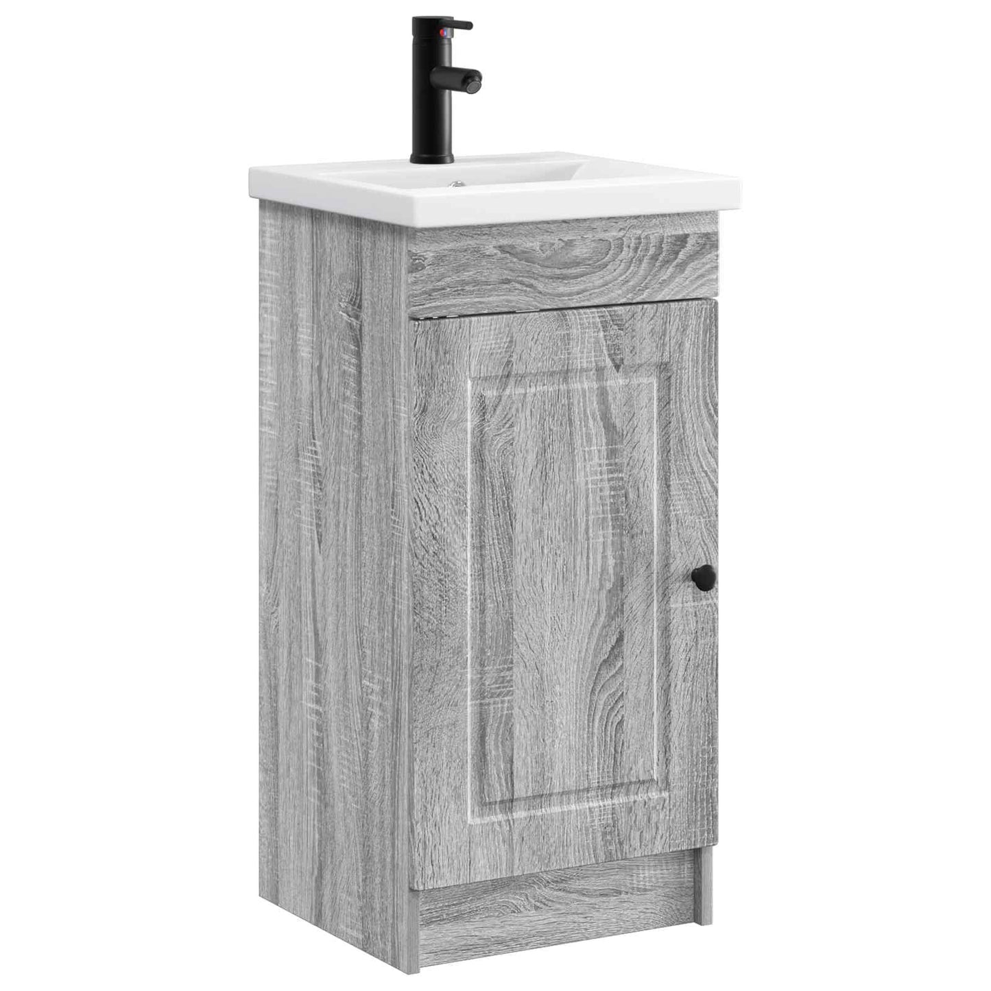 vidaXL Bathroom Vanity with Sink Grey Sonoma 42 x 40 x 84.5 cm