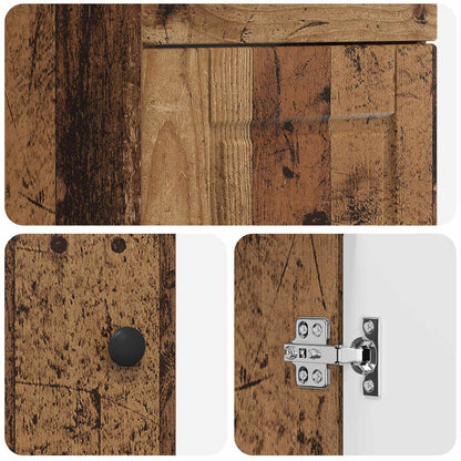 vidaXL Bathroom Vanity with Sink Old Wood 42 x 40 x 84.5 cm