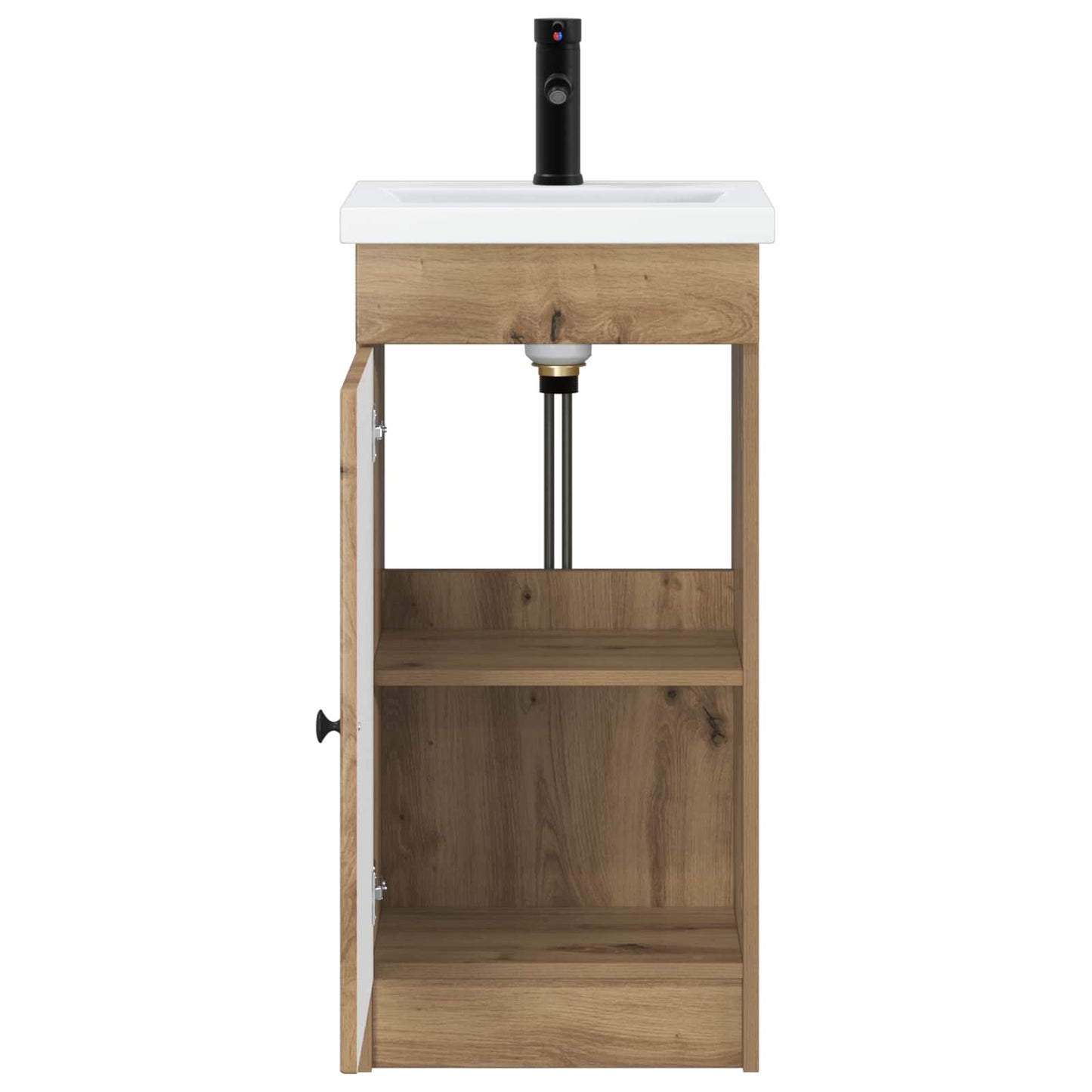 vidaXL Bathroom Vanity with Sink Artisan Oak 42 x 40 x 84.5 cm