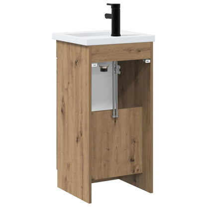 vidaXL Bathroom Vanity with Sink Artisan Oak 42 x 40 x 84.5 cm