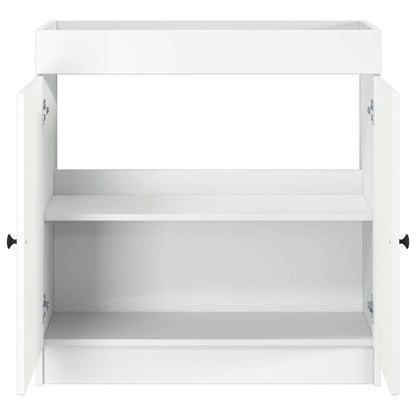 vidaXL Bathroom under Sink Cabinet White 56 x 37.5 x 81 cm
