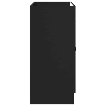 vidaXL Bathroom under Sink Cabinet Black 56 x 37.5 x 81 cm