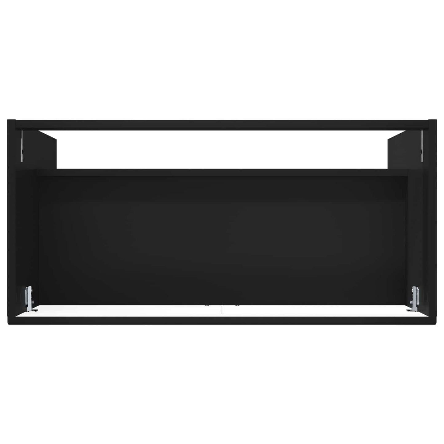 vidaXL Bathroom under Sink Cabinet Black 56 x 37.5 x 81 cm