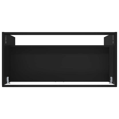 vidaXL Bathroom under Sink Cabinet Black 56 x 37.5 x 81 cm