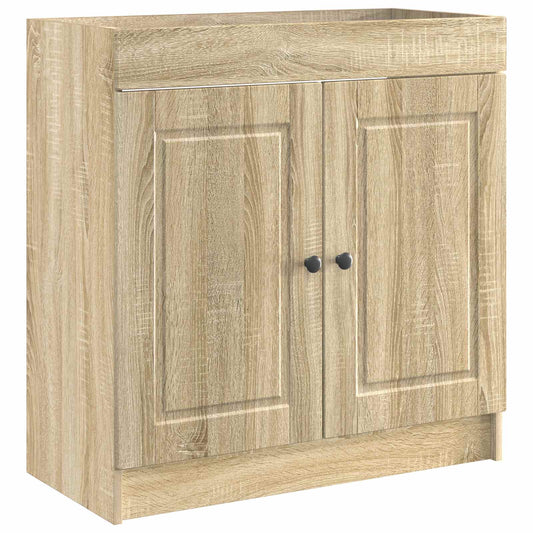 vidaXL Bathroom under Sink Cabinet Sonoma Oak 56 x 37.5 x 81 cm