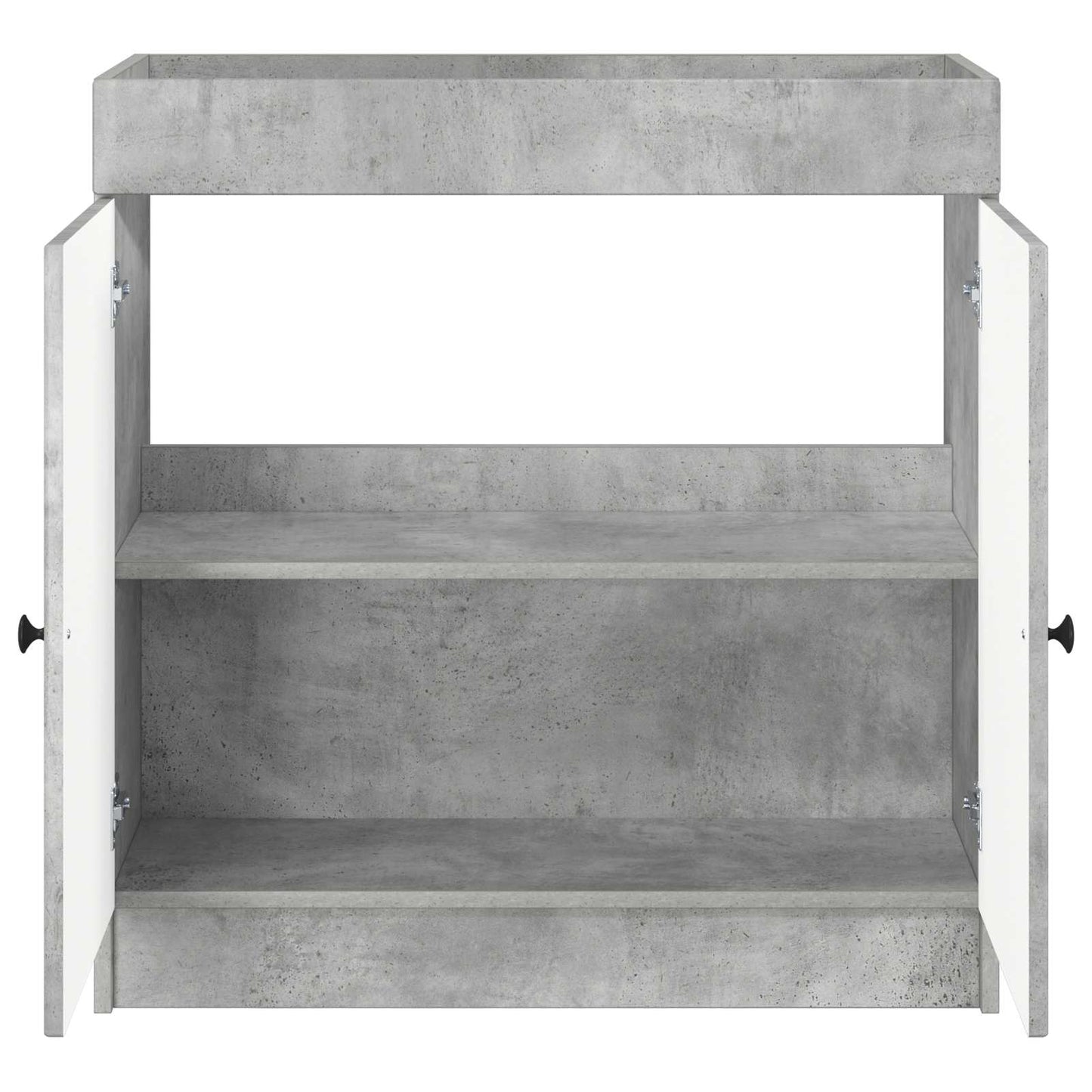 vidaXL Bathroom under Sink Cabinet Concrete Grey 56 x 37.5 x 81 cm