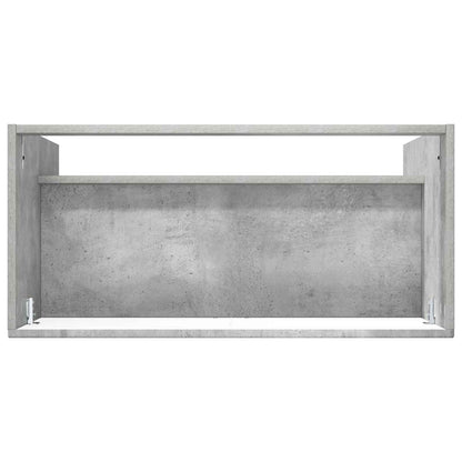 vidaXL Bathroom under Sink Cabinet Concrete Grey 56 x 37.5 x 81 cm