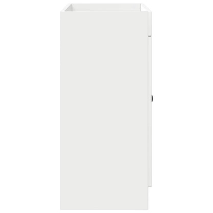 vidaXL Bathroom under Sink Cabinet High Gloss White 56 x 37.5 x 81 cm