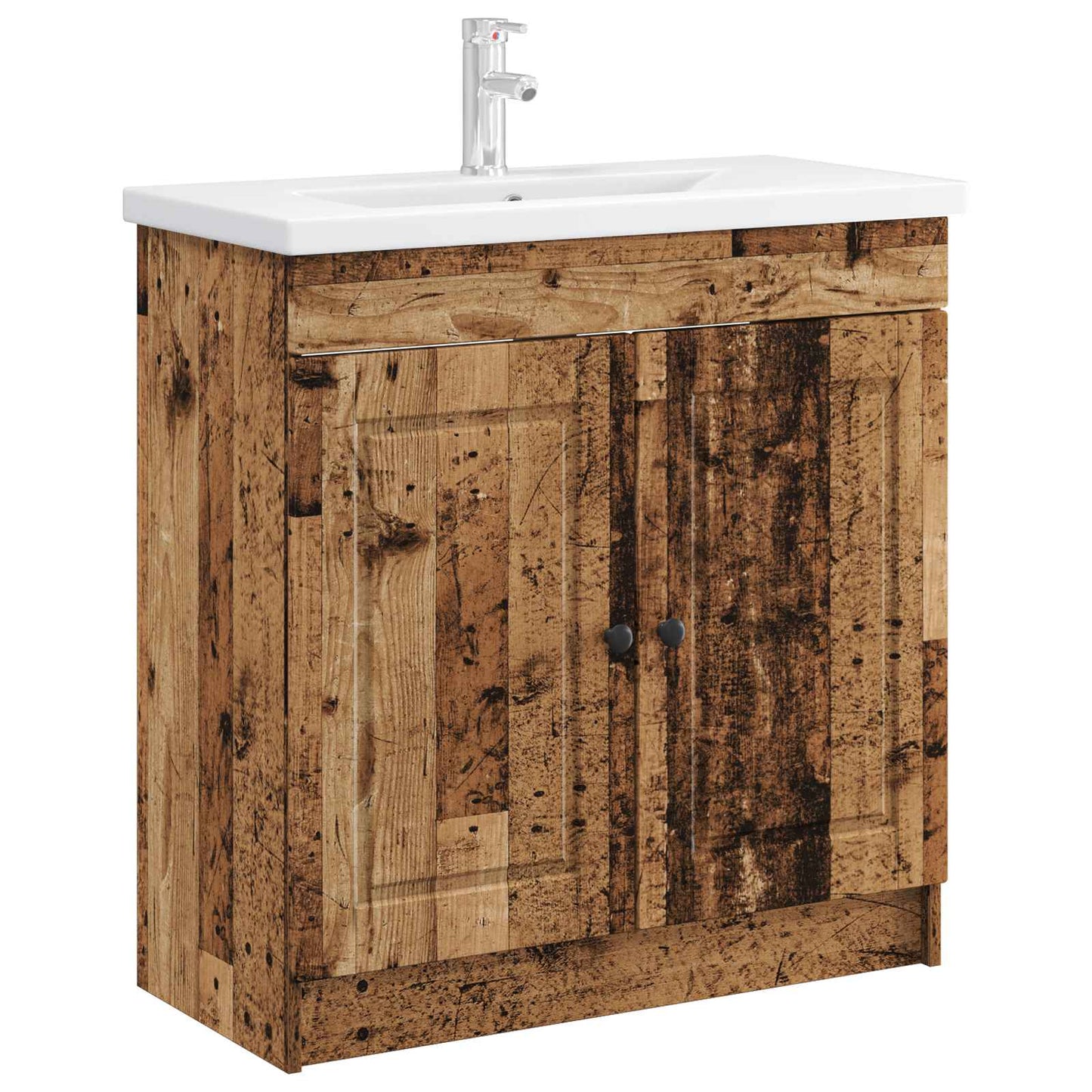vidaXL Bathroom under Sink Cabinet Old Wood 56 x 37.5 x 81 cm