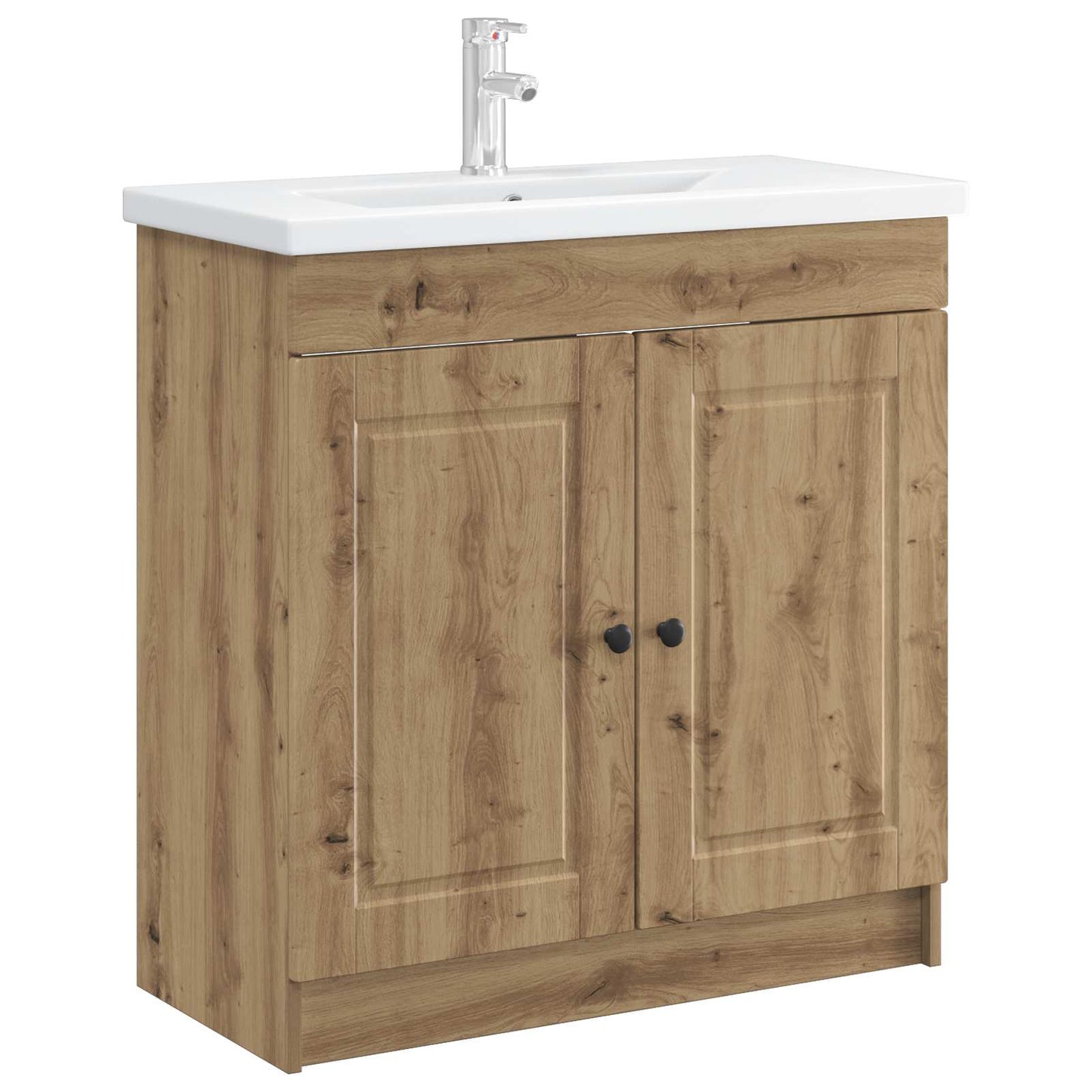 vidaXL Bathroom under Sink Cabinet Artisan Oak 56 x 37.5 x 81 cm