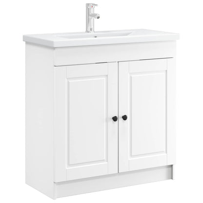 vidaXL Bathroom under Sink Cabinet White 78.5 x 37.5 x 81 cm