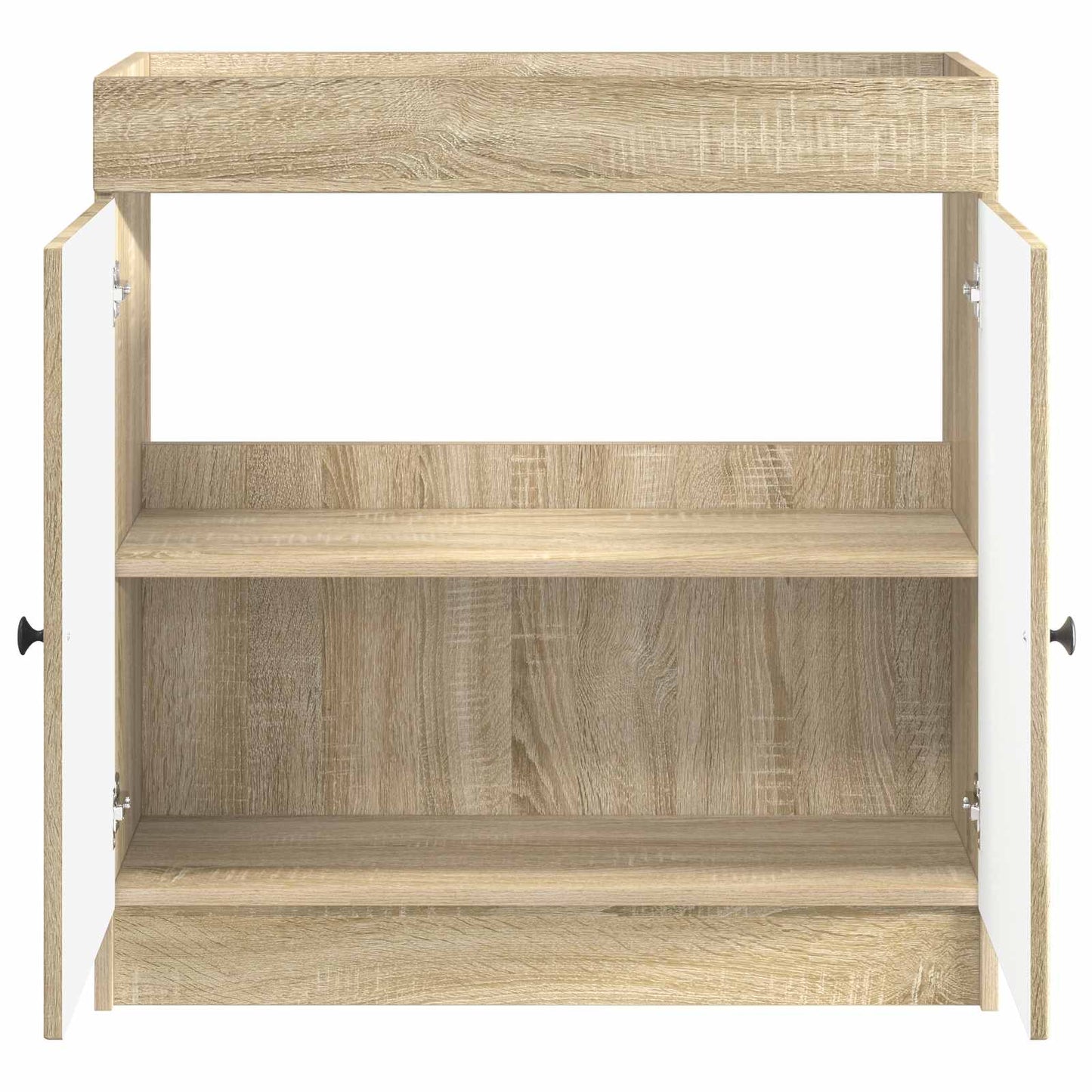 vidaXL Bathroom under Sink Cabinet Sonoma Oak 78.5 x 37.5 x 81 cm