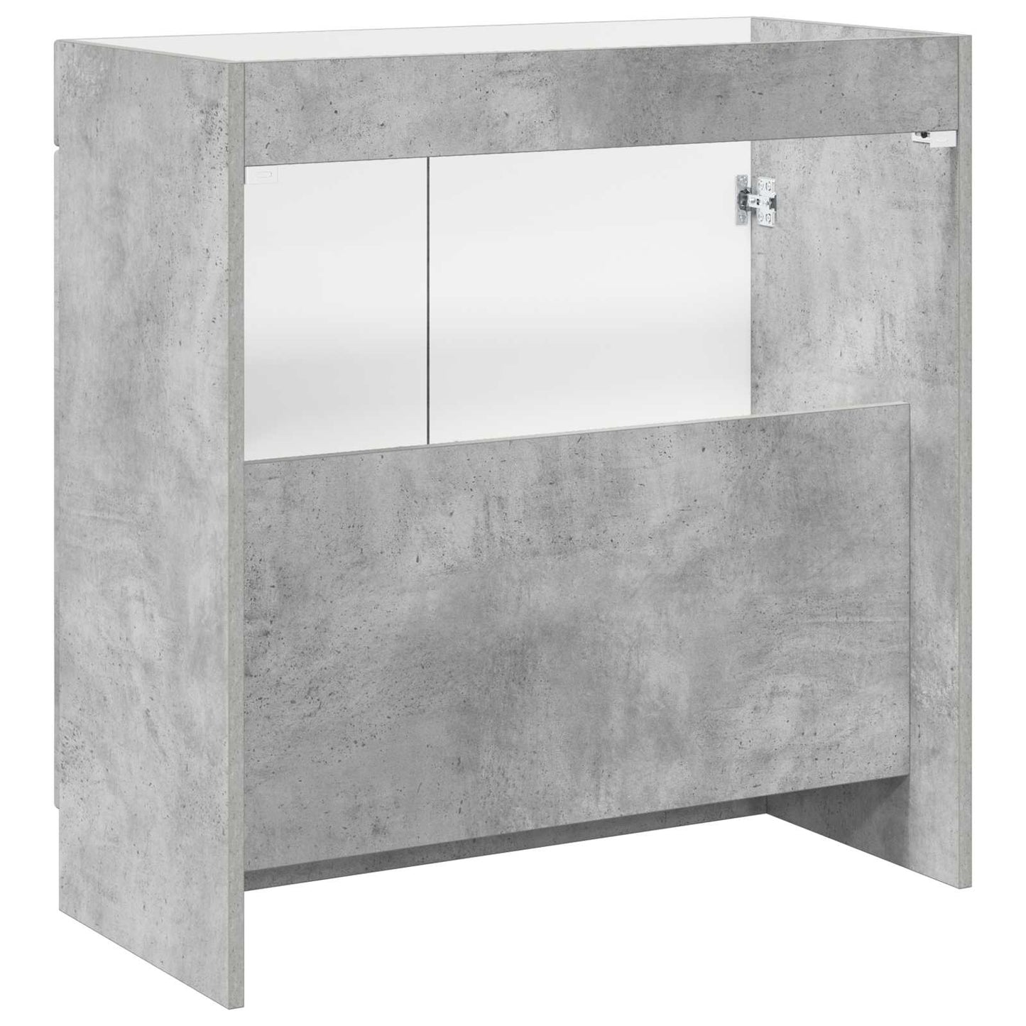 vidaXL Bathroom under Sink Cabinet Concrete Grey 78.5 x 37.5 x 81 cm