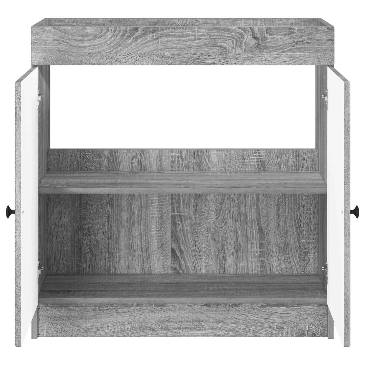 vidaXL Bathroom under Sink Cabinet Grey Sonoma 78.5 x 37.5 x 81 cm