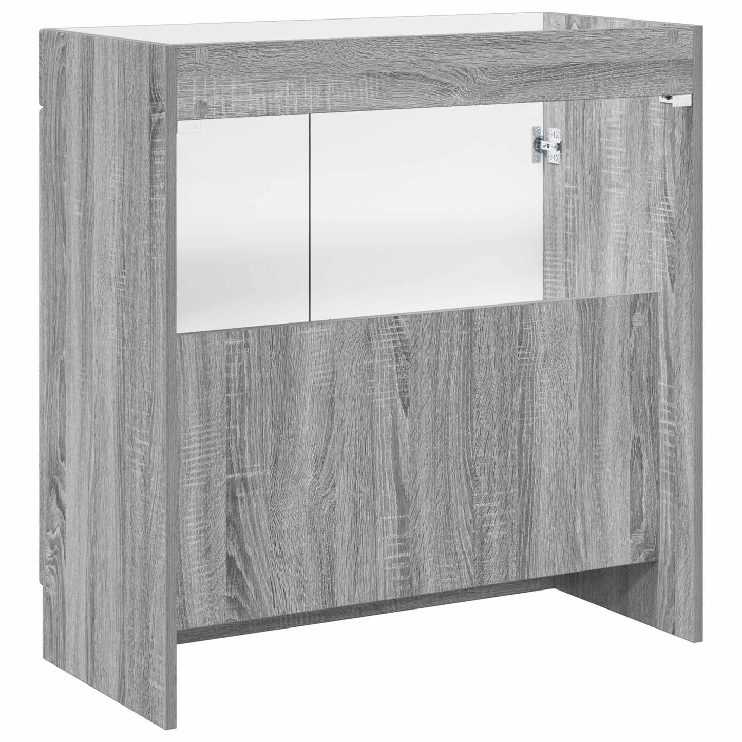 vidaXL Bathroom under Sink Cabinet Grey Sonoma 78.5 x 37.5 x 81 cm
