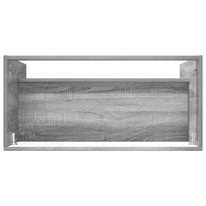 vidaXL Bathroom under Sink Cabinet Grey Sonoma 78.5 x 37.5 x 81 cm