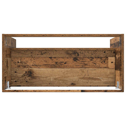 vidaXL Bathroom under Sink Cabinet Old Wood 78.5 x 37.5 x 81 cm