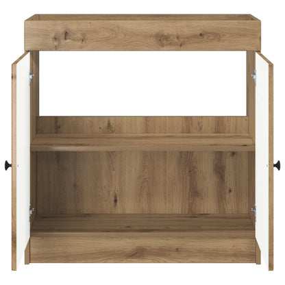 vidaXL Bathroom under Sink Cabinet Artisan Oak 78.5 x 37.5 x 81 cm