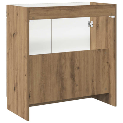 vidaXL Bathroom under Sink Cabinet Artisan Oak 78.5 x 37.5 x 81 cm
