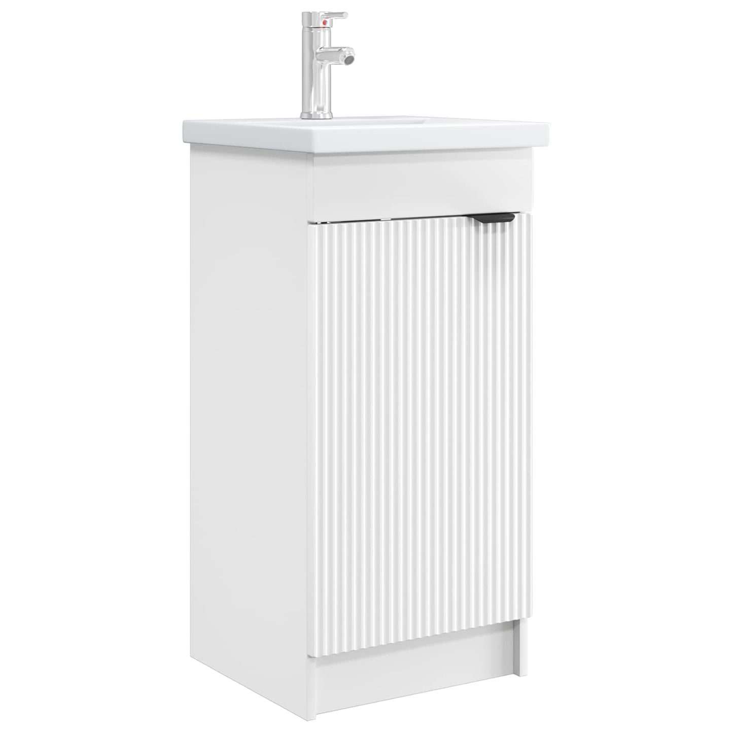 vidaXL Bathroom Vanity with Sink White 42 x 40 x 84.5 cm