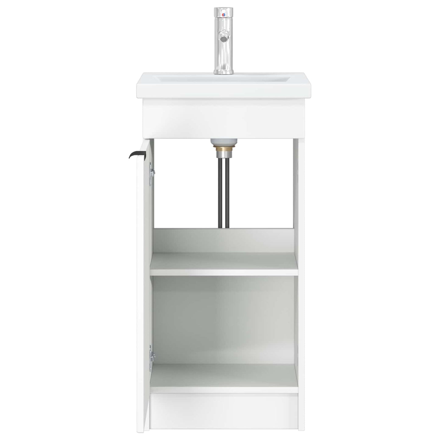 vidaXL Bathroom Vanity with Sink White 42 x 40 x 84.5 cm