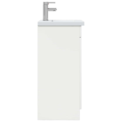 vidaXL Bathroom Vanity with Sink White 42 x 40 x 84.5 cm