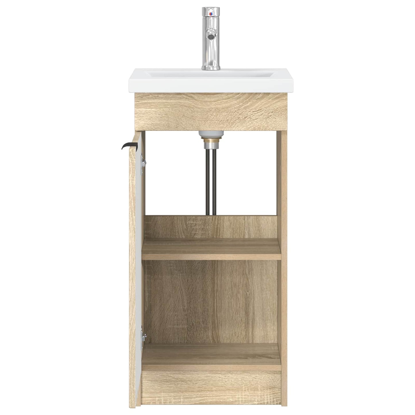 vidaXL Bathroom Vanity with Sink Sonoma Oak 42 x 40 x 84.5 cm