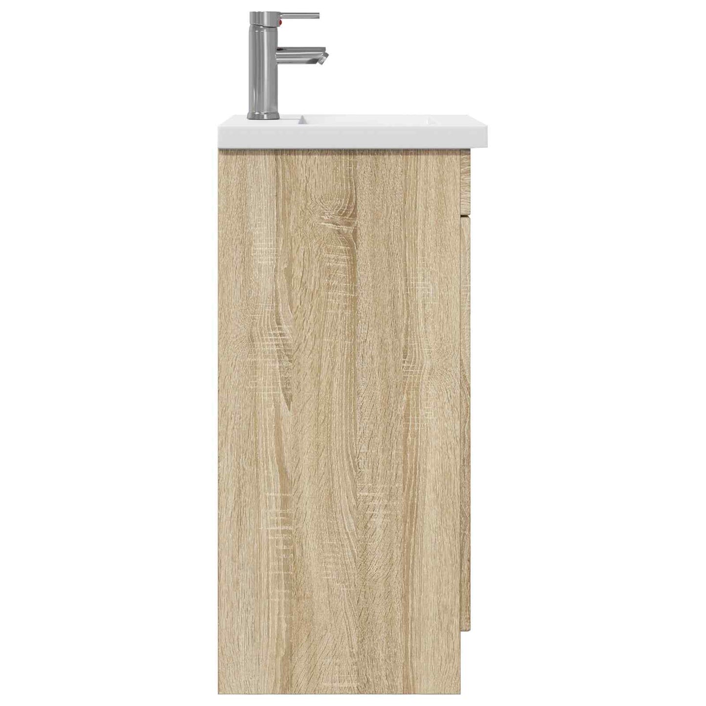 vidaXL Bathroom Vanity with Sink Sonoma Oak 42 x 40 x 84.5 cm