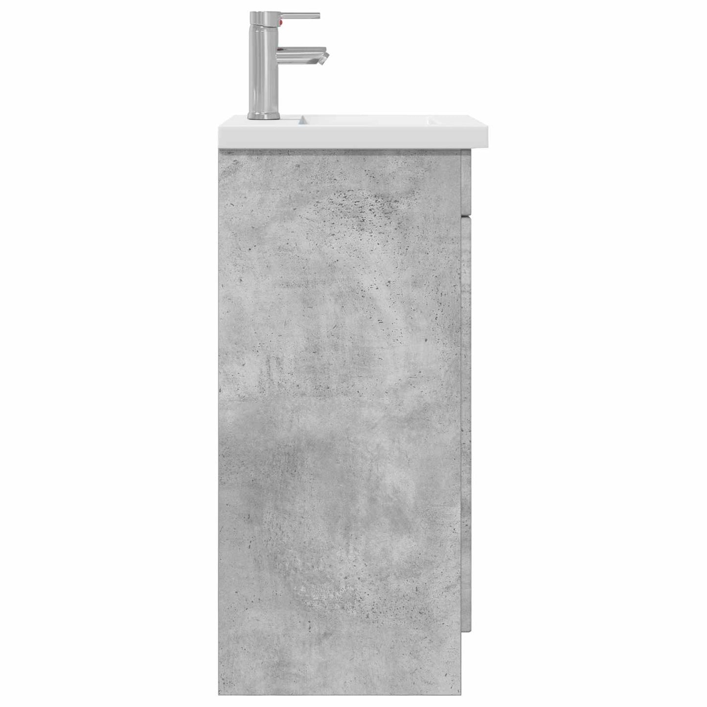 vidaXL Bathroom Vanity with Sink Concrete Grey 42 x 40 x 84.5 cm