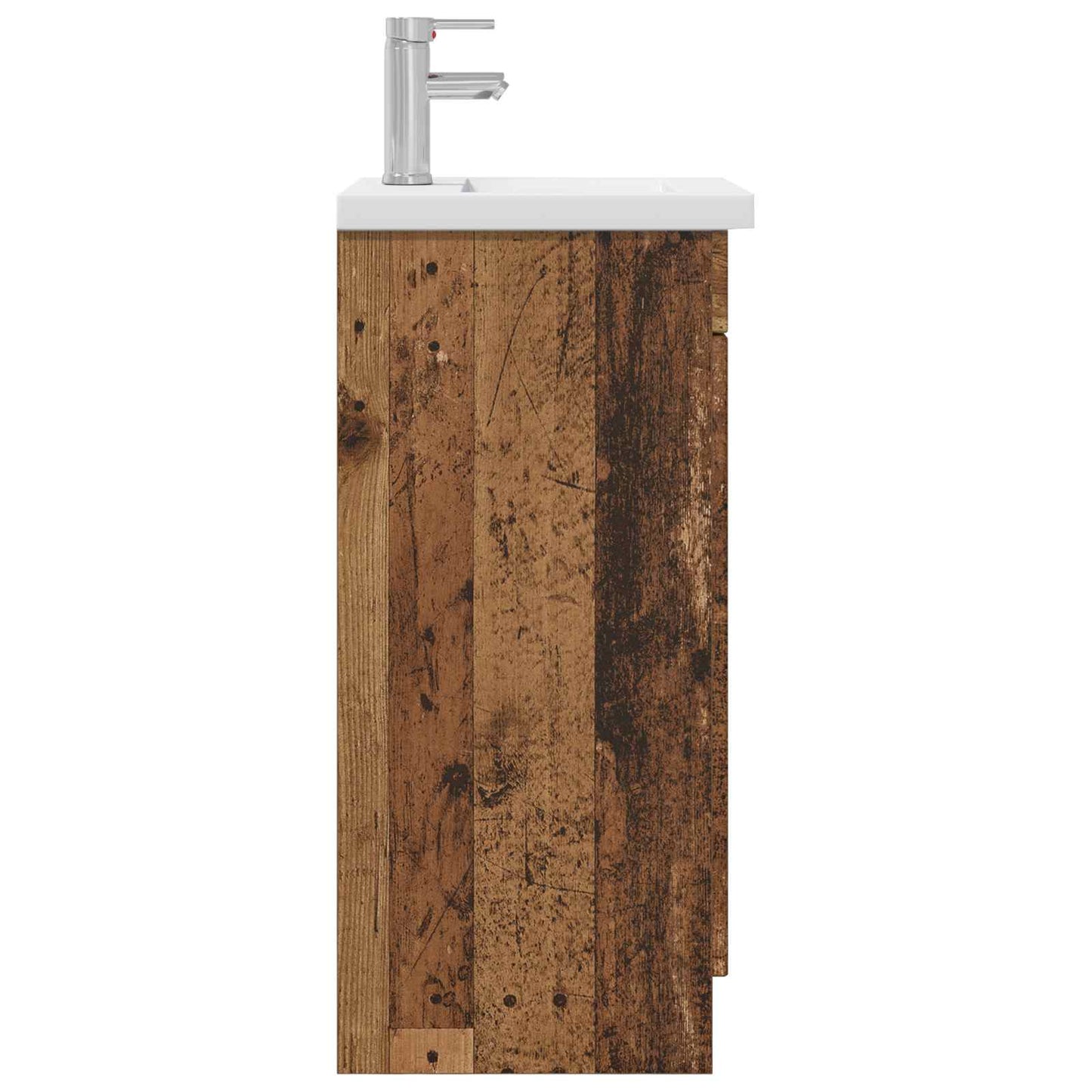 vidaXL Bathroom Vanity with Sink Old Wood 42 x 40 x 84.5 cm