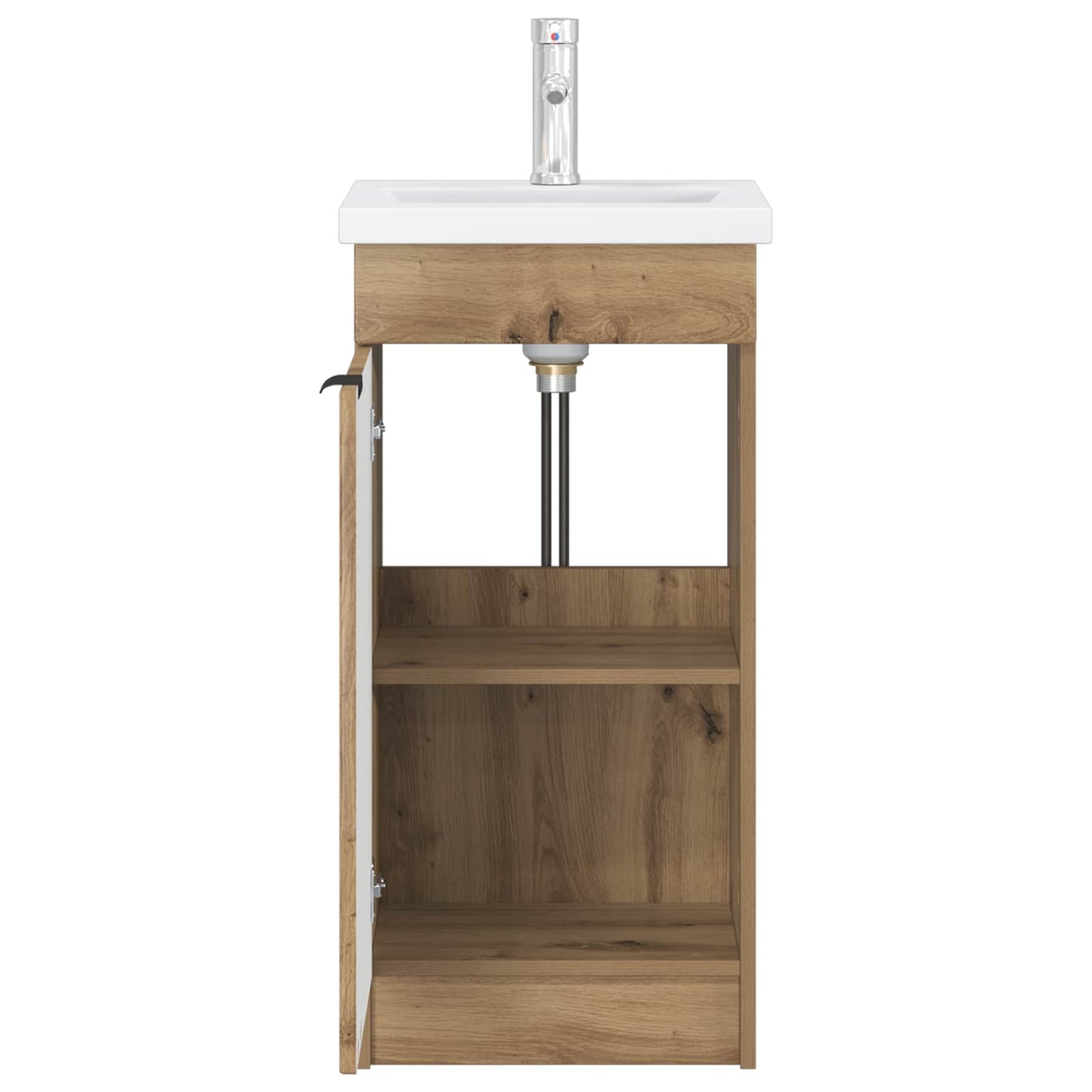 vidaXL Bathroom Vanity with Sink Artisan Oak 42 x 40 x 84.5 cm
