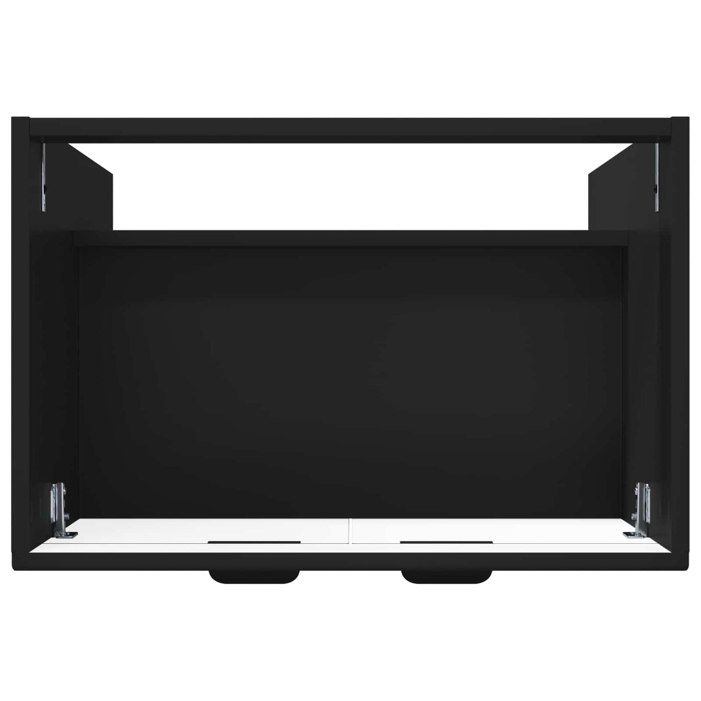 vidaXL Bathroom under Sink Cabinet Black 56 x 37.5 x 81 cm