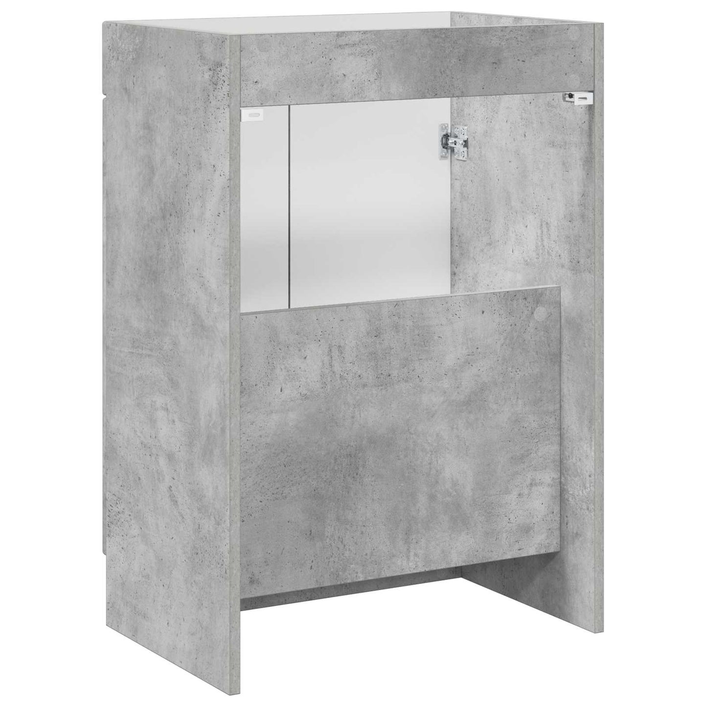 vidaXL Bathroom under Sink Cabinet Concrete Grey 56 x 37.5 x 81 cm