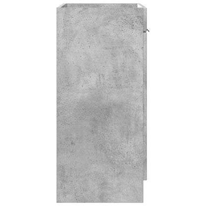 vidaXL Bathroom under Sink Cabinet Concrete Grey 56 x 37.5 x 81 cm