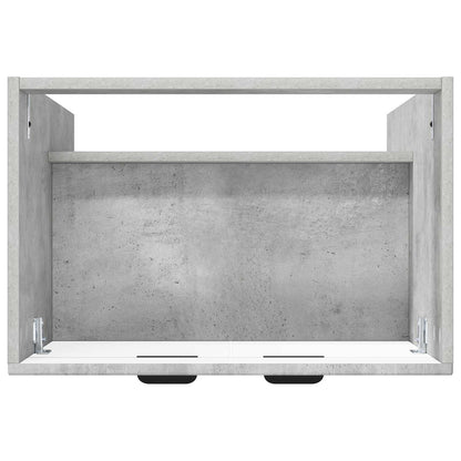 vidaXL Bathroom under Sink Cabinet Concrete Grey 56 x 37.5 x 81 cm