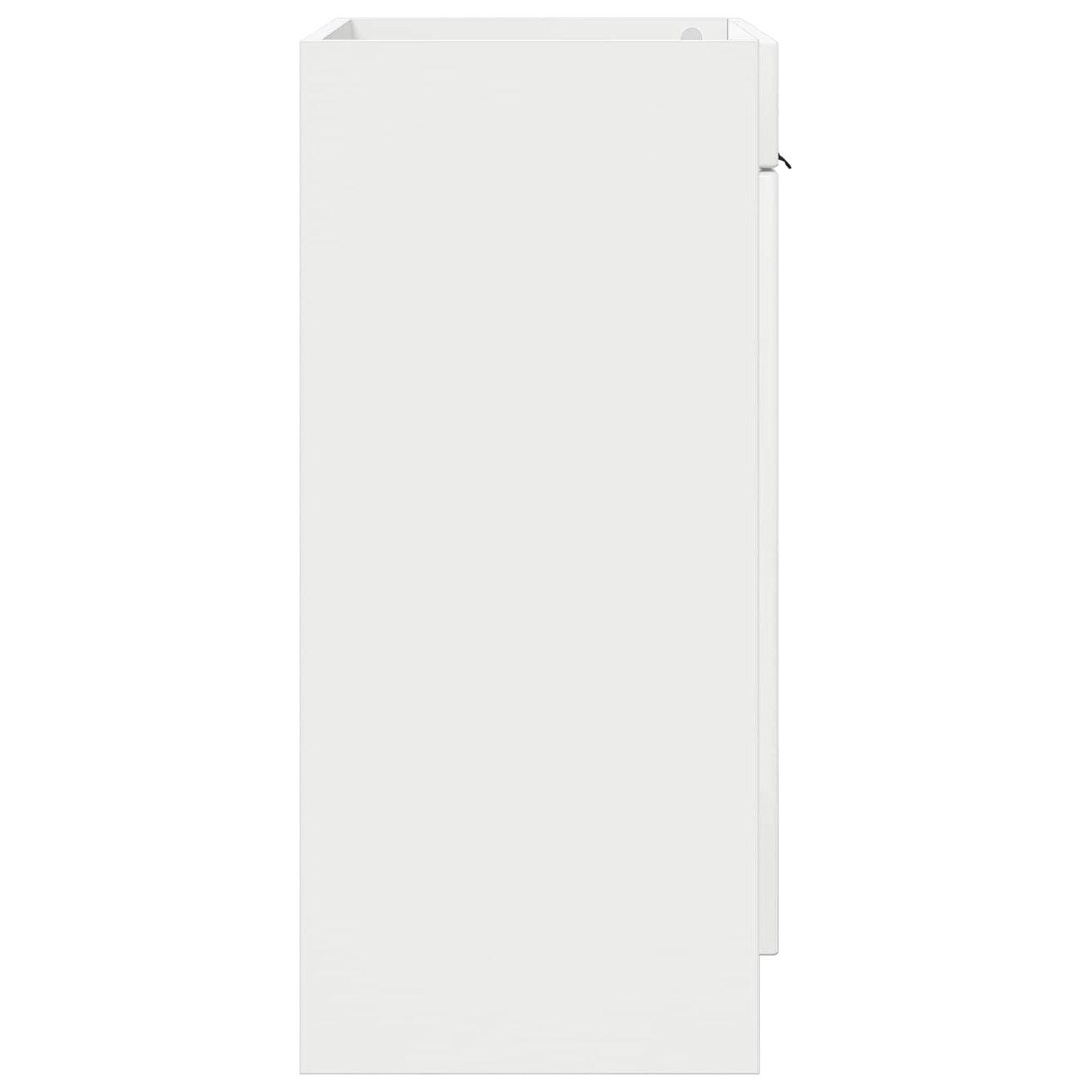 vidaXL Bathroom under Sink Cabinet High Gloss White 56 x 37.5 x 81 cm
