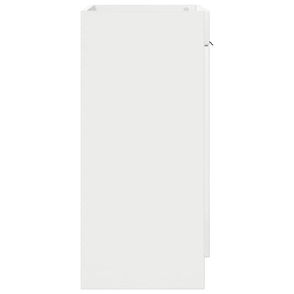 vidaXL Bathroom under Sink Cabinet High Gloss White 56 x 37.5 x 81 cm