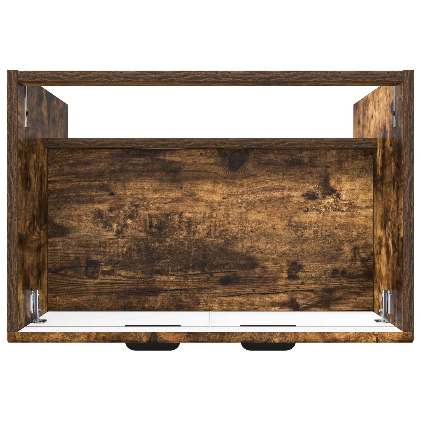 vidaXL Bathroom under Sink Cabinet Smoked Oak 56 x 37.5 x 81 cm