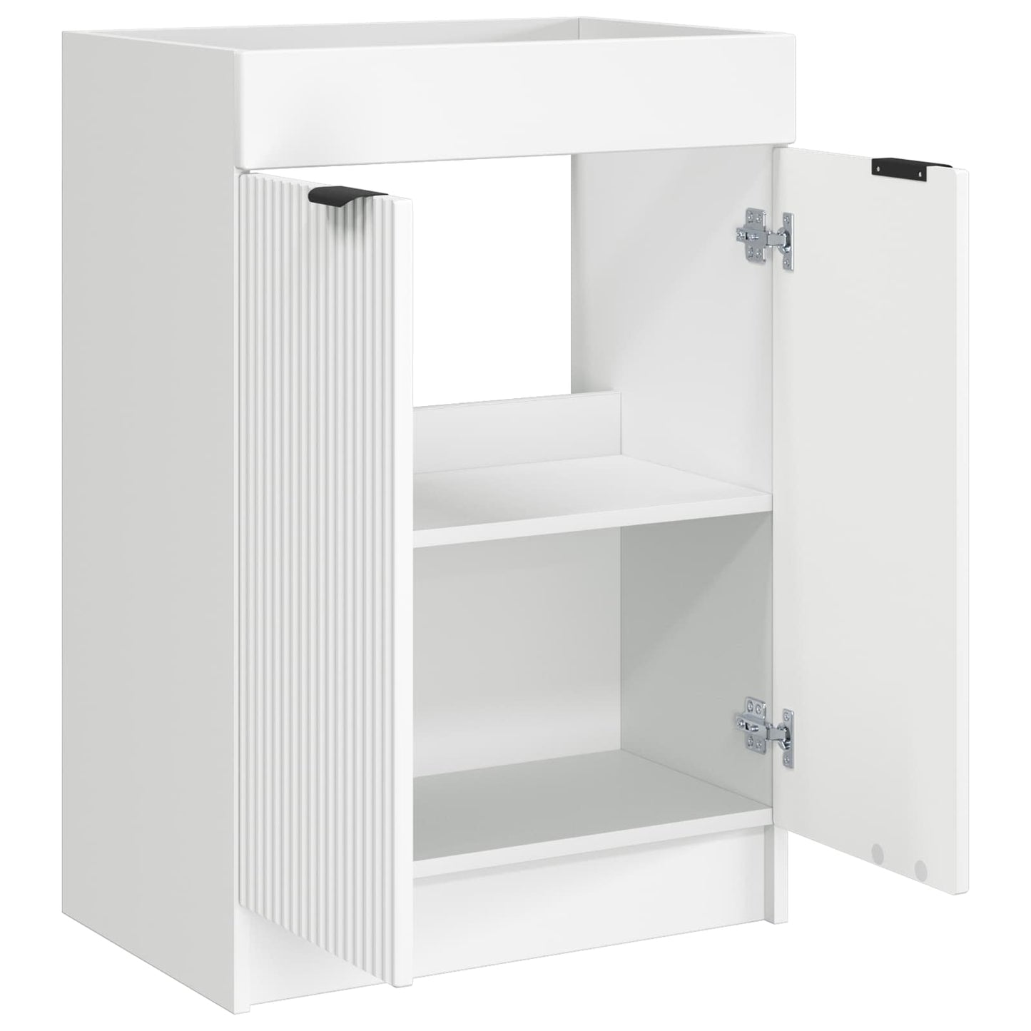 vidaXL Bathroom under Sink Cabinet White 78.5 x 37.5 x 81 cm