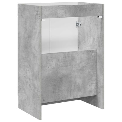 vidaXL Bathroom under Sink Cabinet Concrete Grey 78.5 x 37.5 x 81 cm