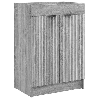 vidaXL Bathroom under Sink Cabinet Grey Sonoma 78.5 x 37.5 x 81 cm
