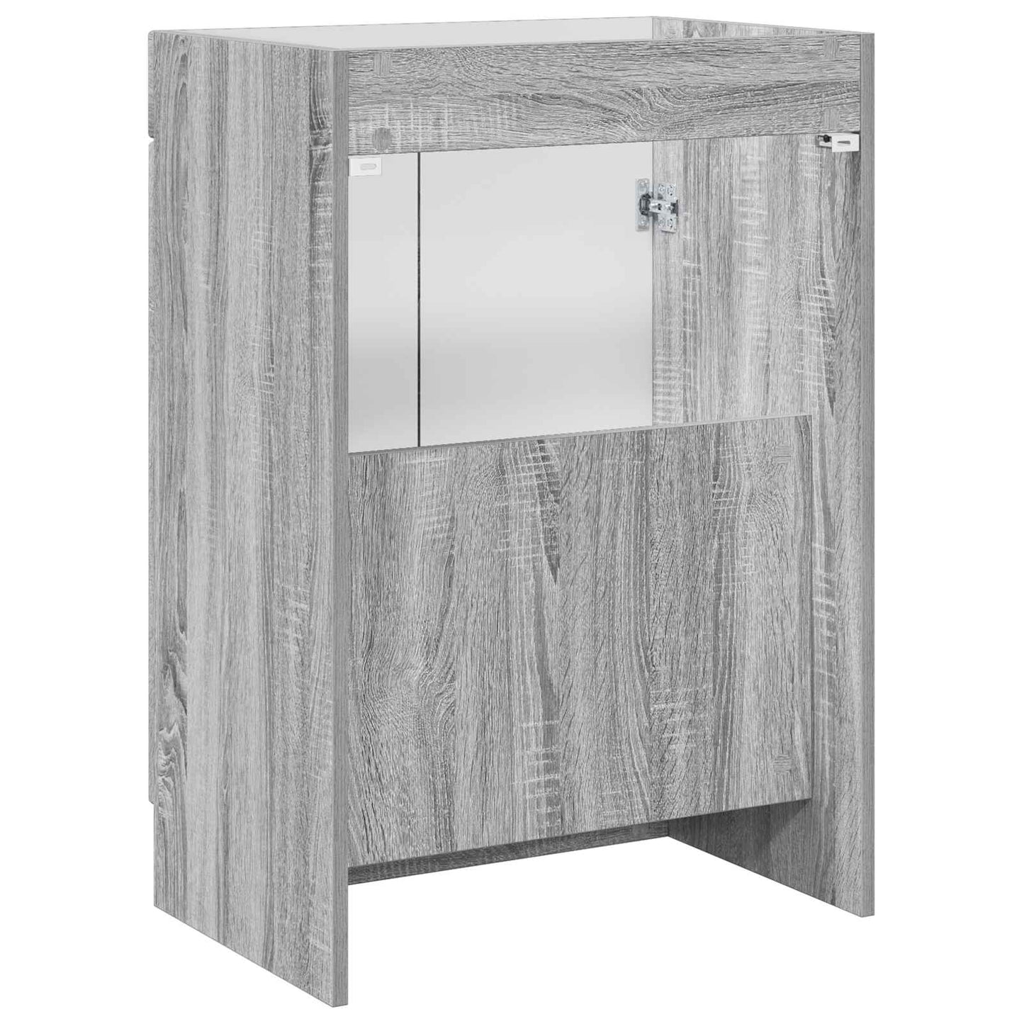 vidaXL Bathroom under Sink Cabinet Grey Sonoma 78.5 x 37.5 x 81 cm