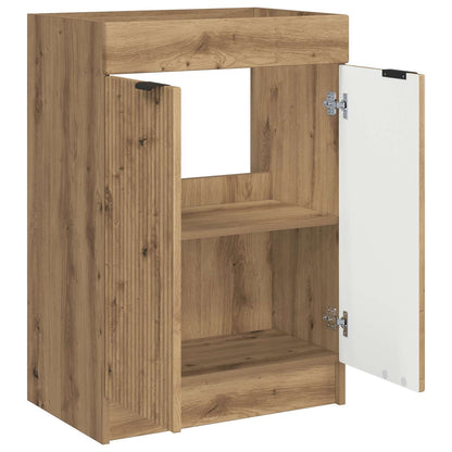 vidaXL Bathroom under Sink Cabinet Artisan Oak 78.5 x 37.5 x 81 cm