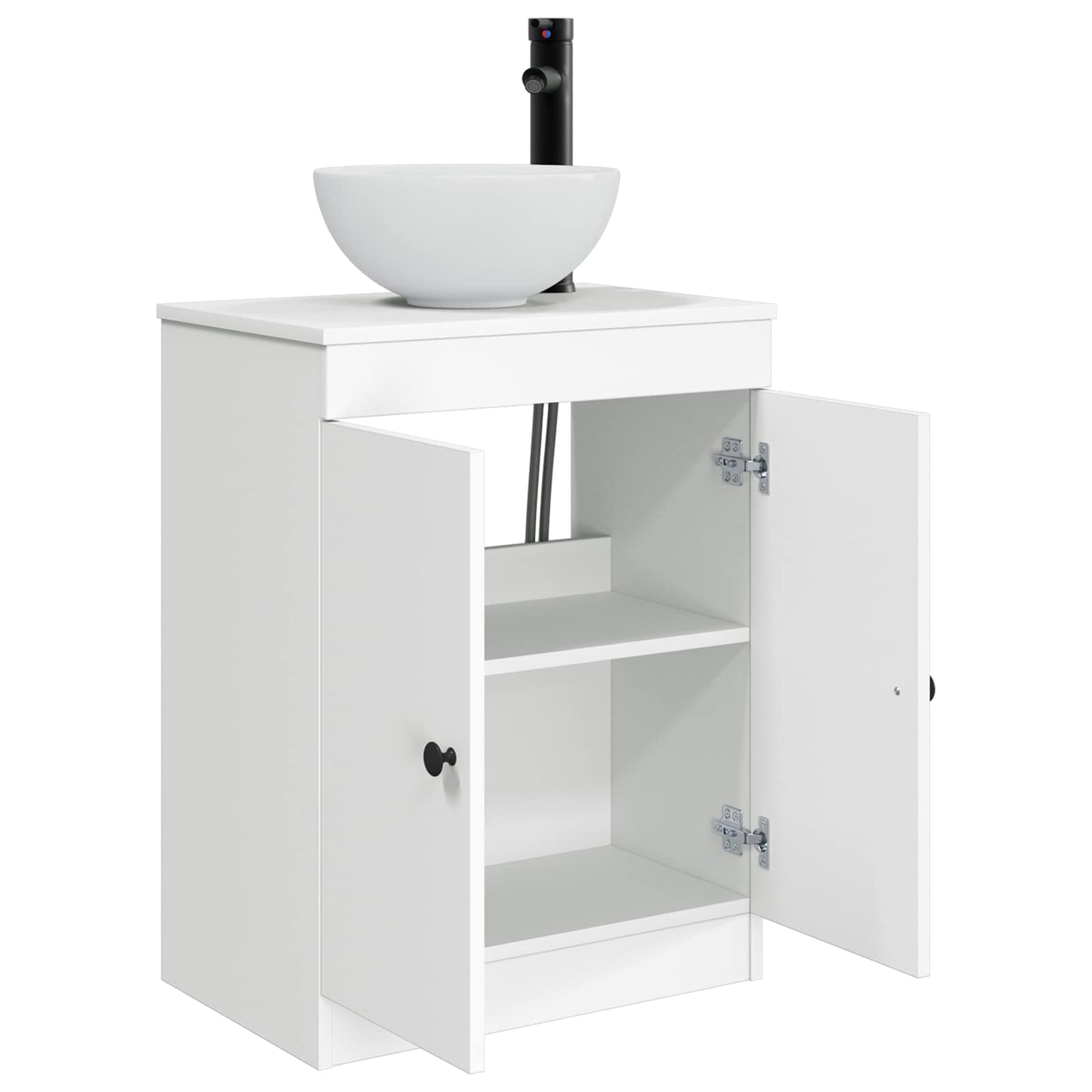 vidaXL Bathroom Vanity with Sink White 54 x 35 x 83 cm Engineered Wood